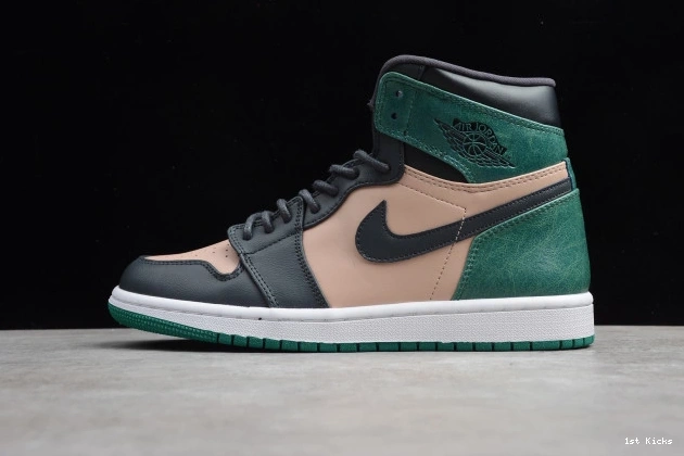 1st Kicks High Air Beige Green Anthracite 1 Mystic Jordan Bio AH7389-203 Retro 0717